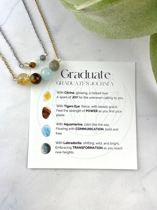 Graduate Affirmation Necklace - The Empowerment Series