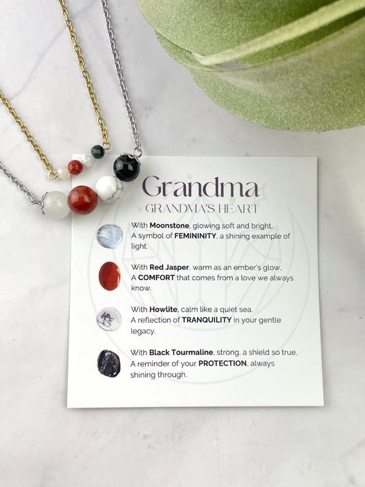 Grandma Affirmation Necklace - The Empowerment Series