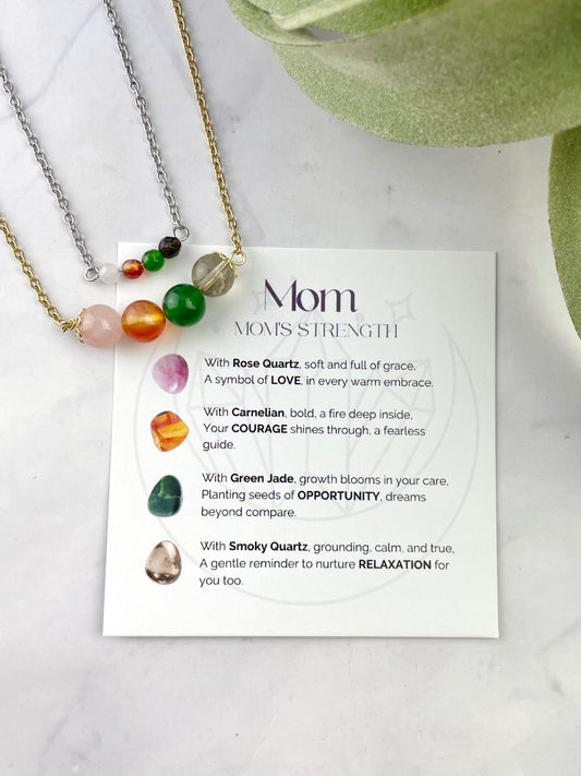 Mom Affirmation Necklace - The Empowerment Series